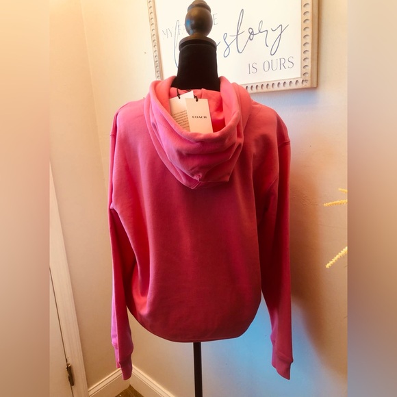 Coach Pink Hoodie with Logo - Picture 8 of 11